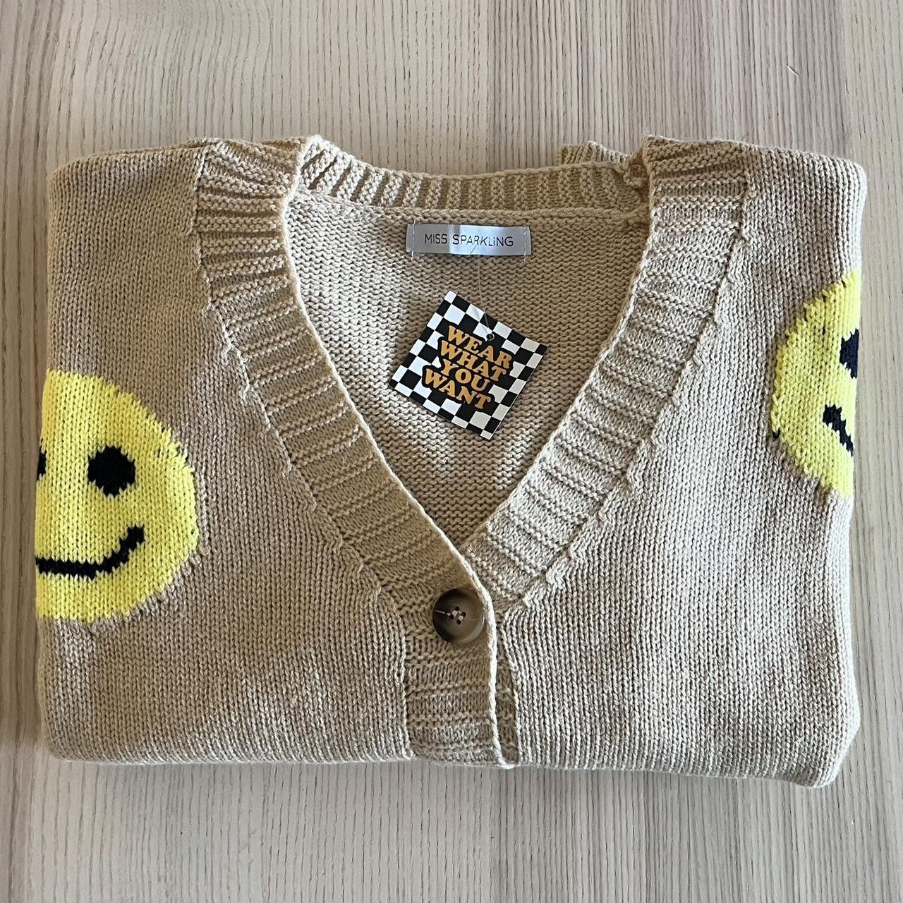 Dressed in Lala Smiley Cardigan from Winter 2021... Depop