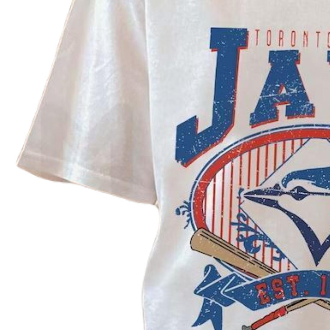 Toronto Blue Jays MLB Baseball Shirt Funny White - Depop