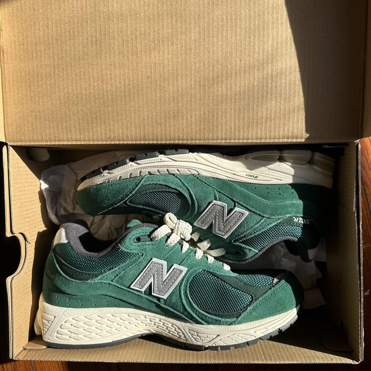 New Balance 2002r in Green size 6.5 Men / 8 Women - Depop