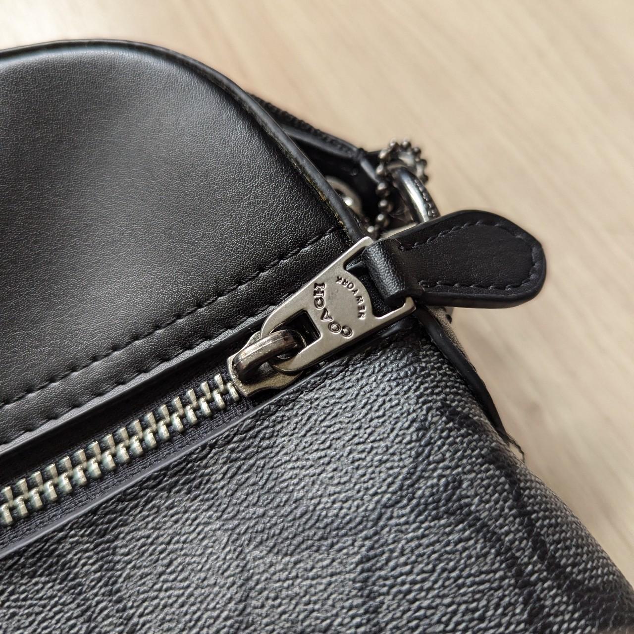 Coach New York Men's Crossbody Bag Pouch Charcoal/ | Depop