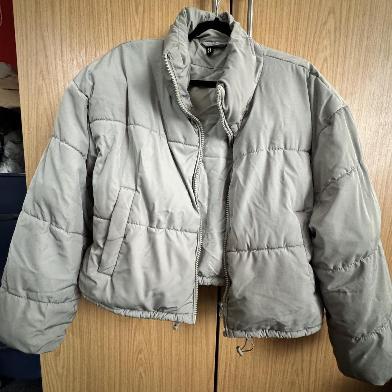 H&M Divided mint green puffer jacket Depop