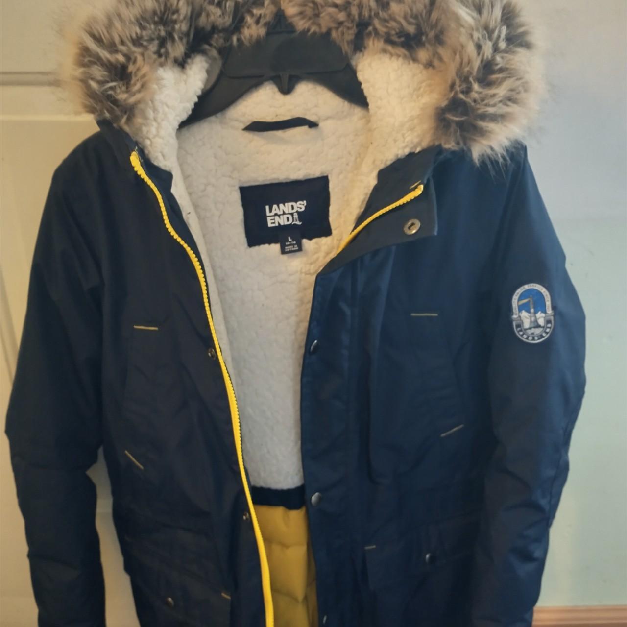 Lands end boys winter on sale jackets