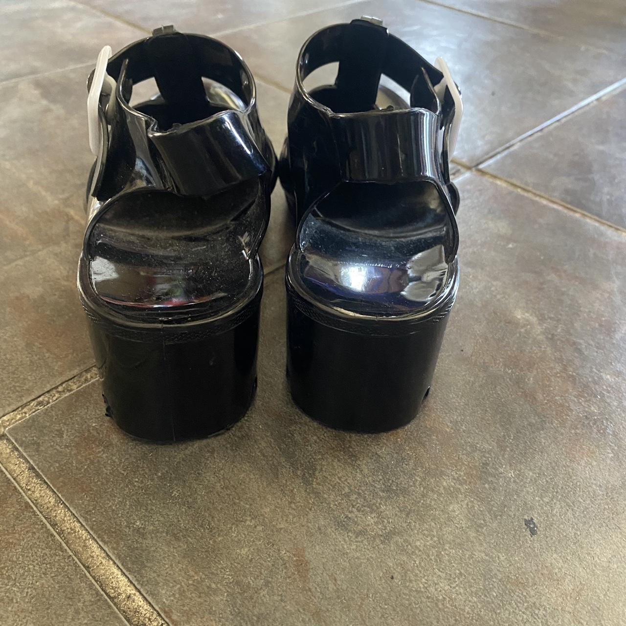 off white jelly sandals sale