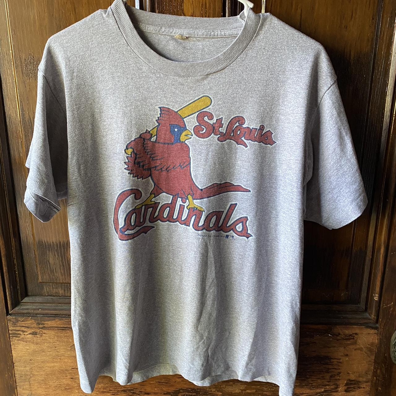 80s Vintage St Louis Cardinals T Shirt / Screen Stars / Small 