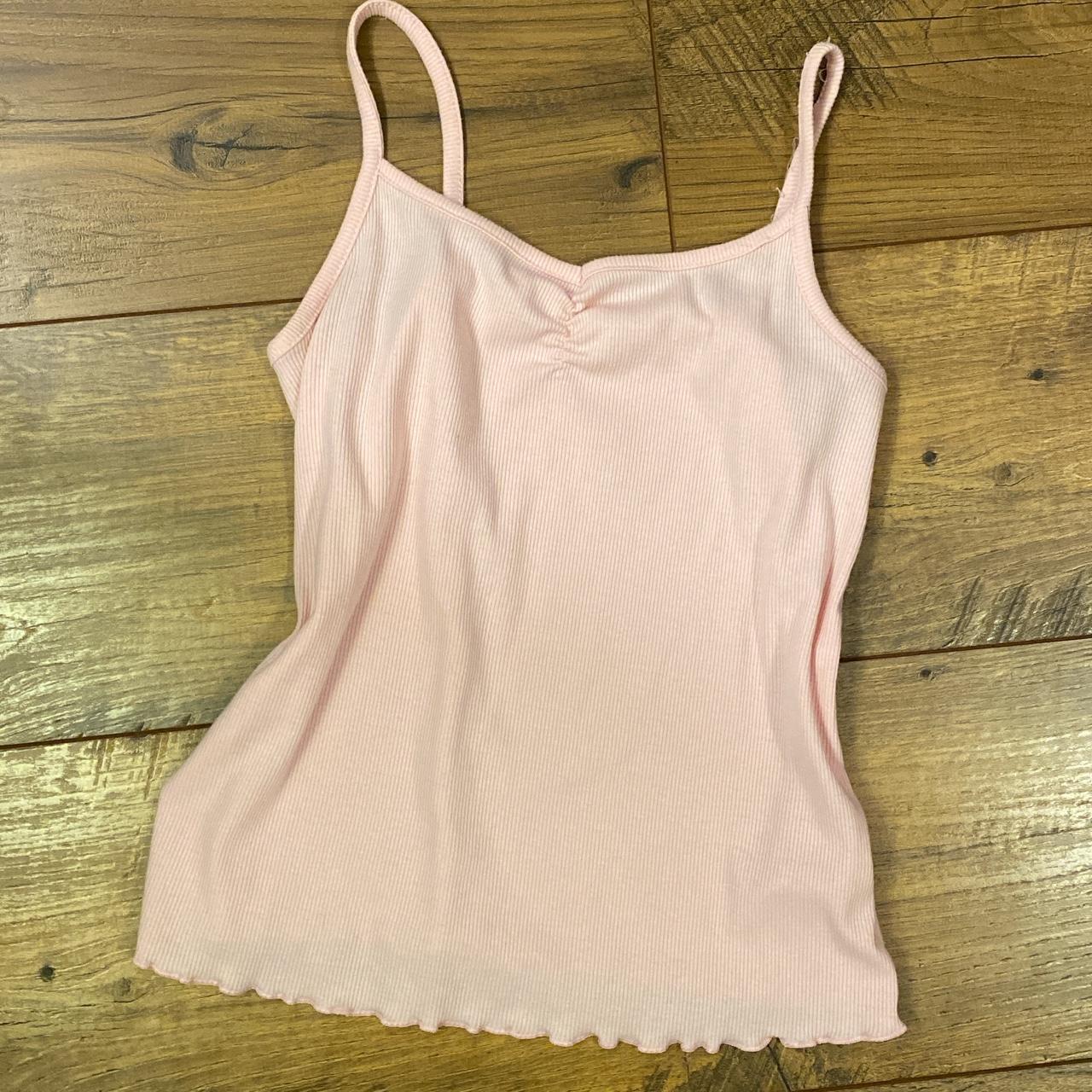 👚 baby pink cami 👚 kids L but it fits as a woman’s... - Depop