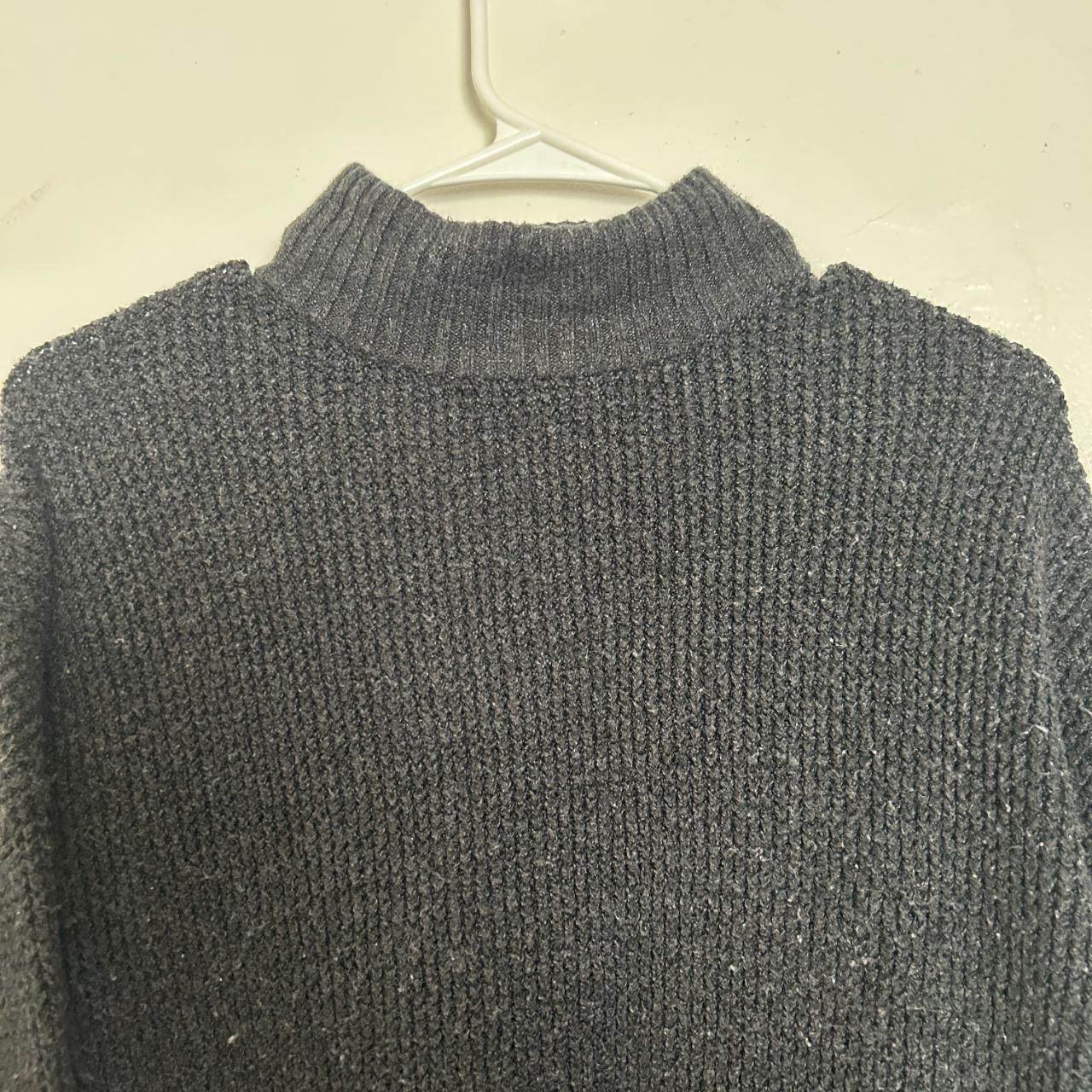 EUC American Eagle Dark Grey Sweater. Size Medium.... - Depop