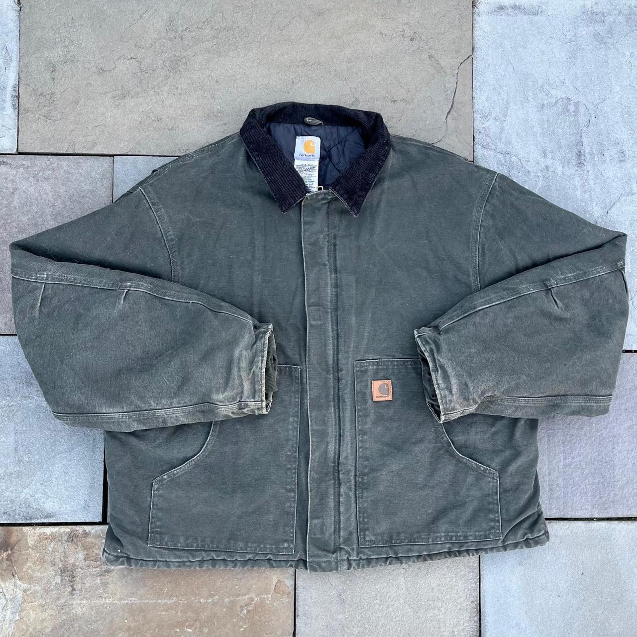 Carhartt black jean on sale jacket