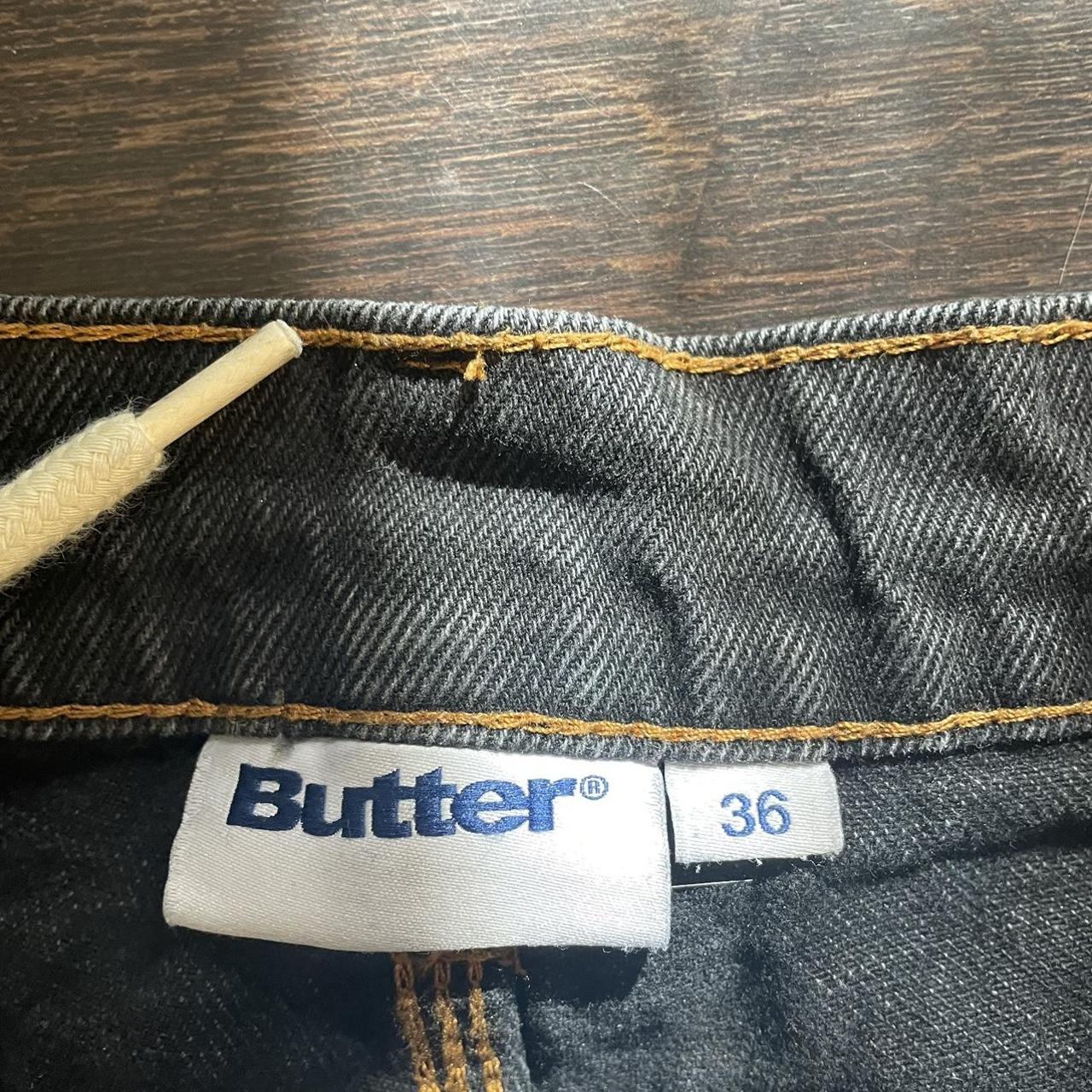 butter goods black jorts excellent condition Depop