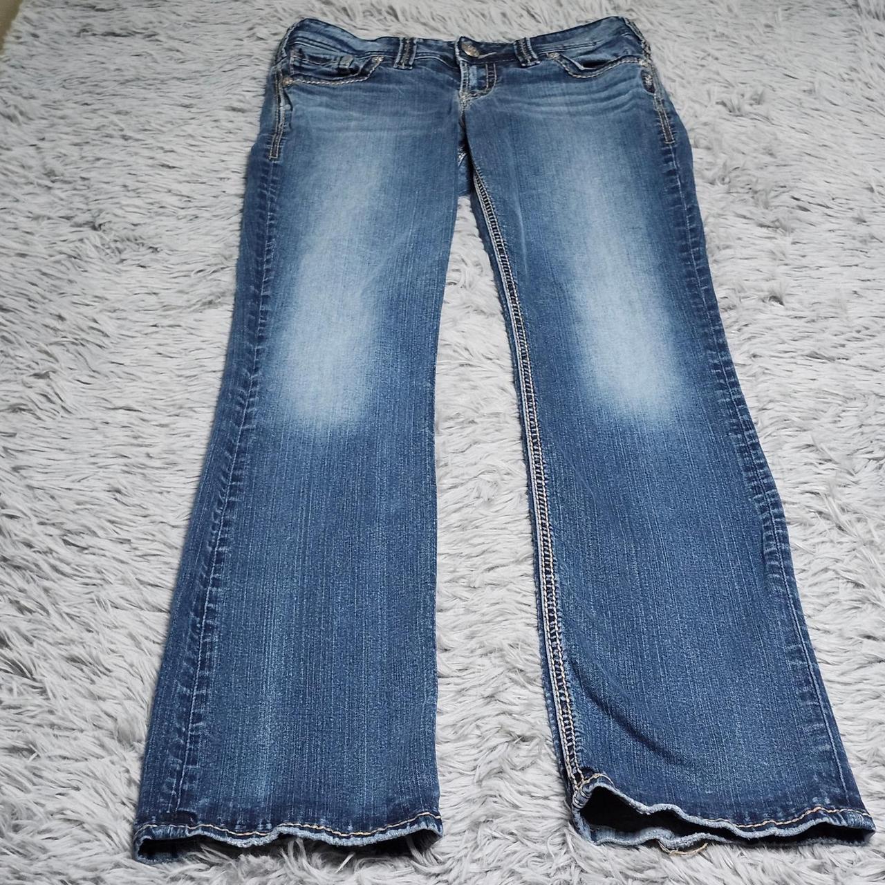 Silver Jeans Co. Women's Bootcut Distressed Jeans… - image 1