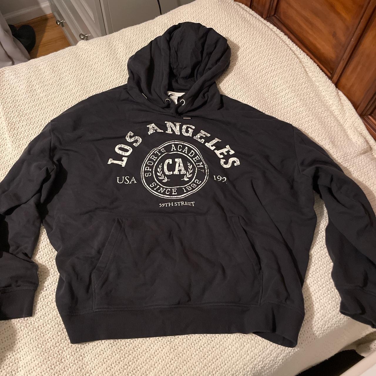 H M Los Angeles Hoodie XXL Fits like a L XL Free Depop