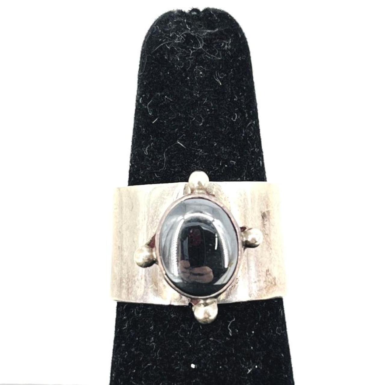 Native Women's Ring - Black/Silver – Native Ameri… - image 1