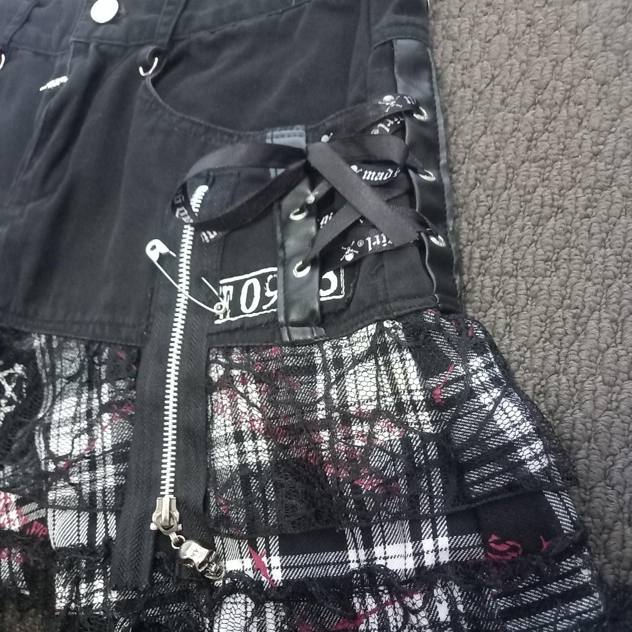 MAD GIRL スカート MAD PUNKS 新品 パンク 安全ピン チェーン