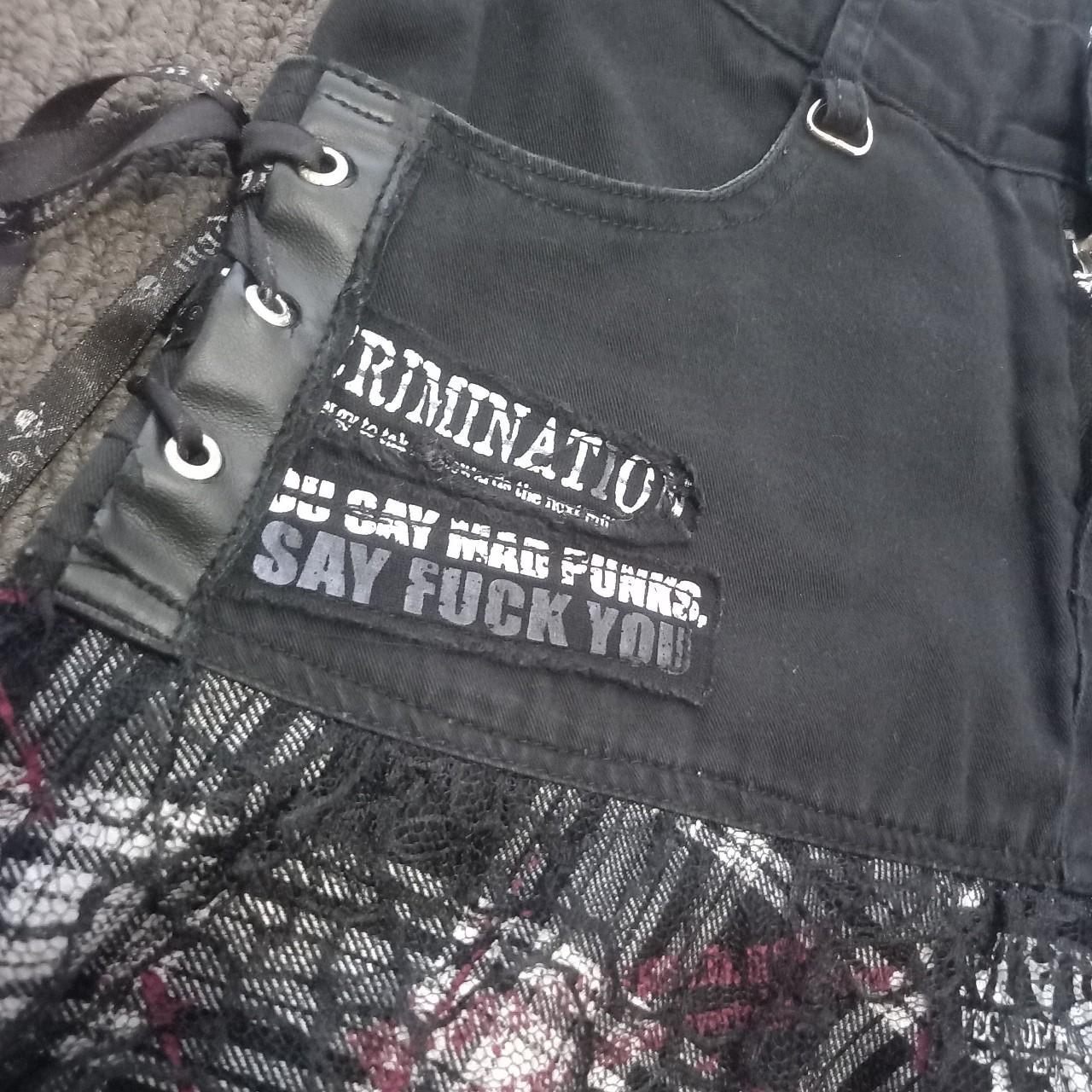 Mad Punks Japanese punk designer skirt. Denim, | Depop