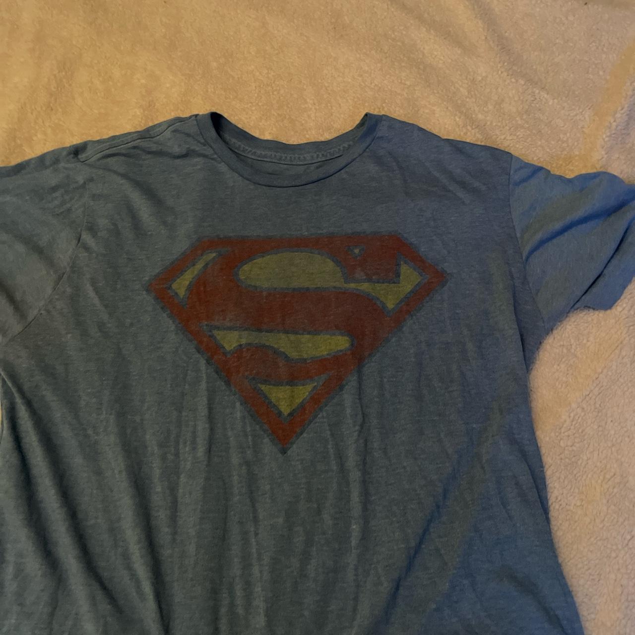 Faded Superman t shirt - Depop