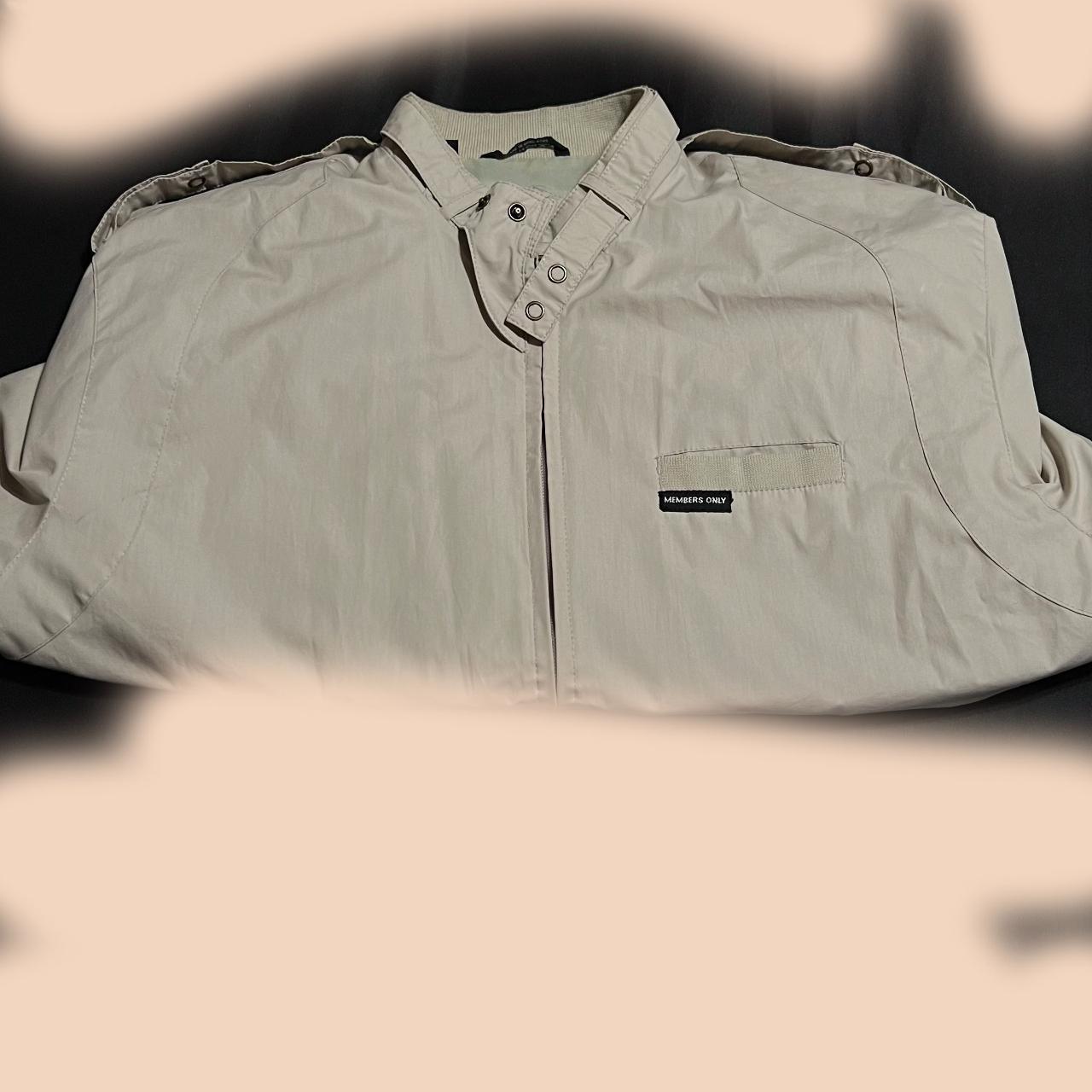 Members Only Men's Khaki and Cream Jacket (2)