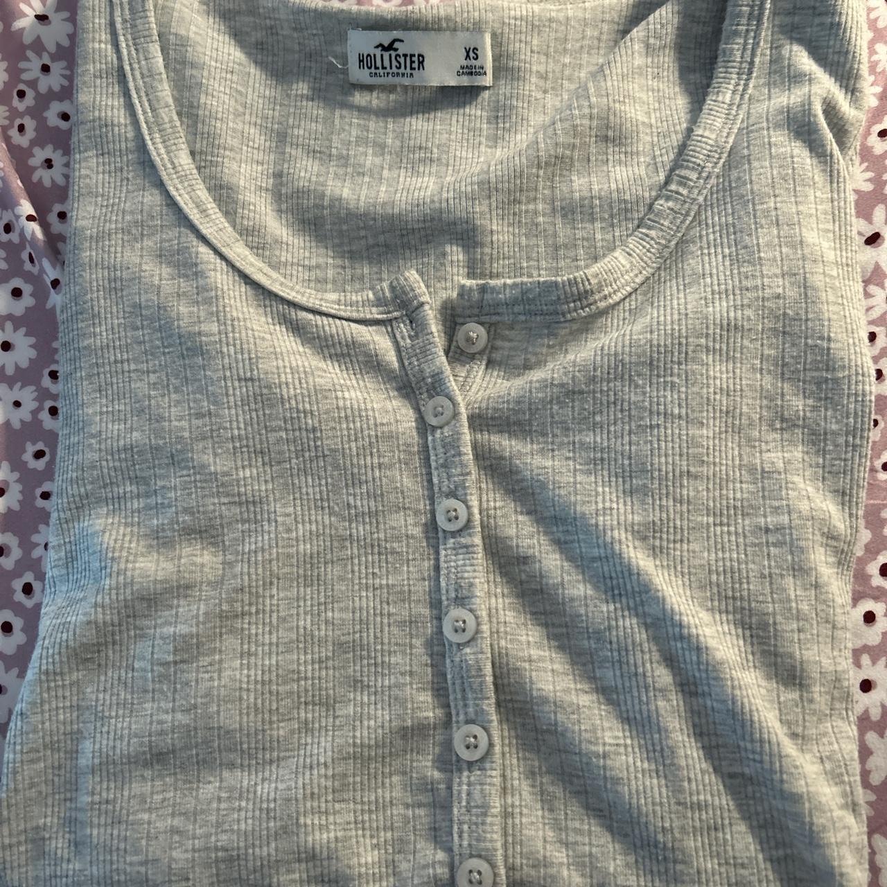 Hollister Button Long Sleeve -never Worn; Without... - Depop