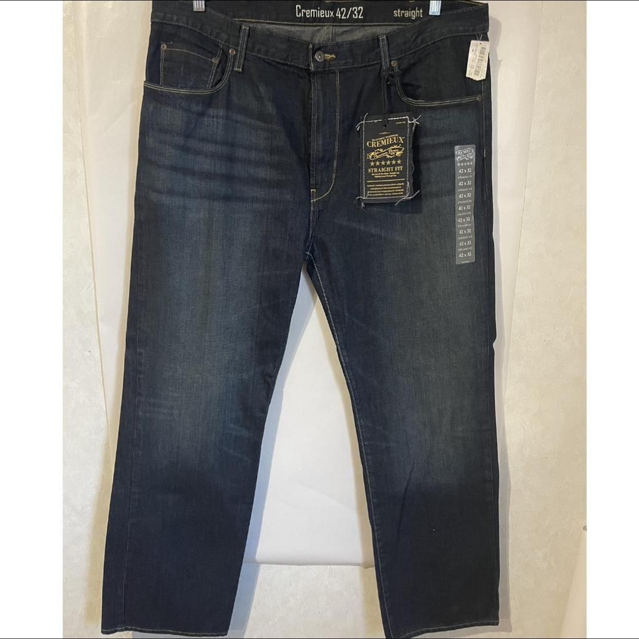 Cremieux Men's Navy Jeans | Depop