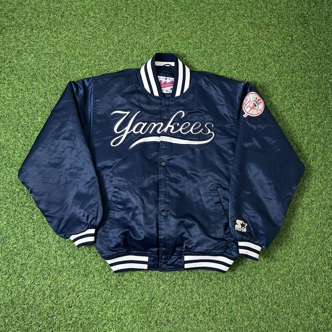 Vintage New York Yankees Varsity Jacket Size... - Depop