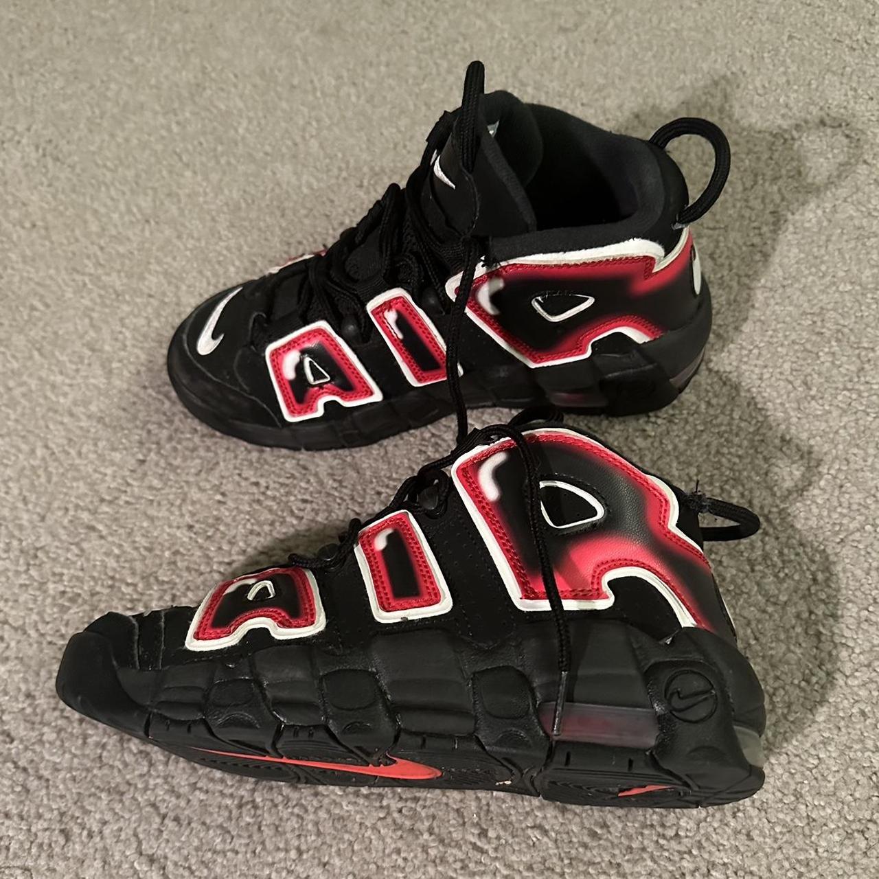 Air more uptempo '96 trainer black / white / laser clearance crimson