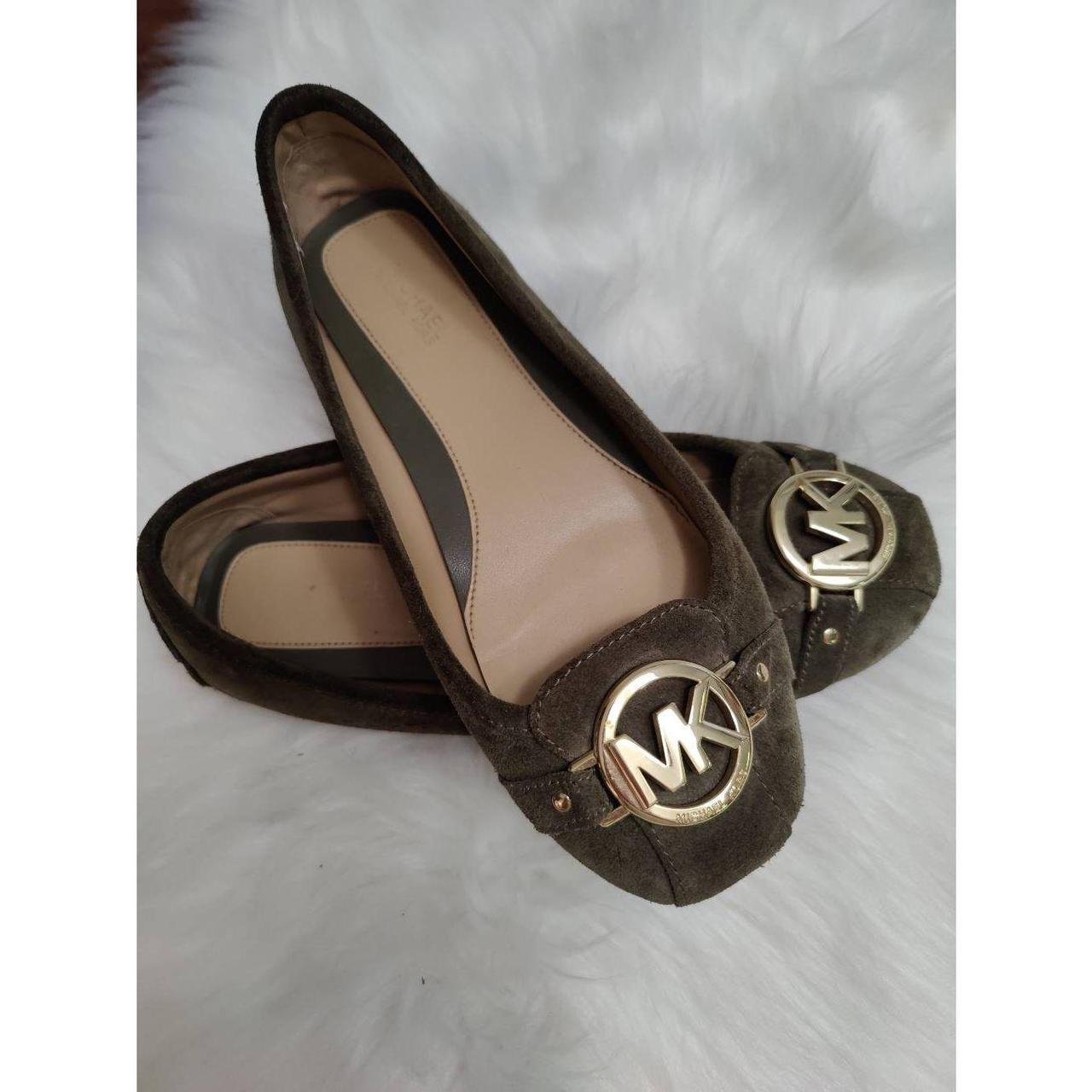 Michael kors on sale flats gold