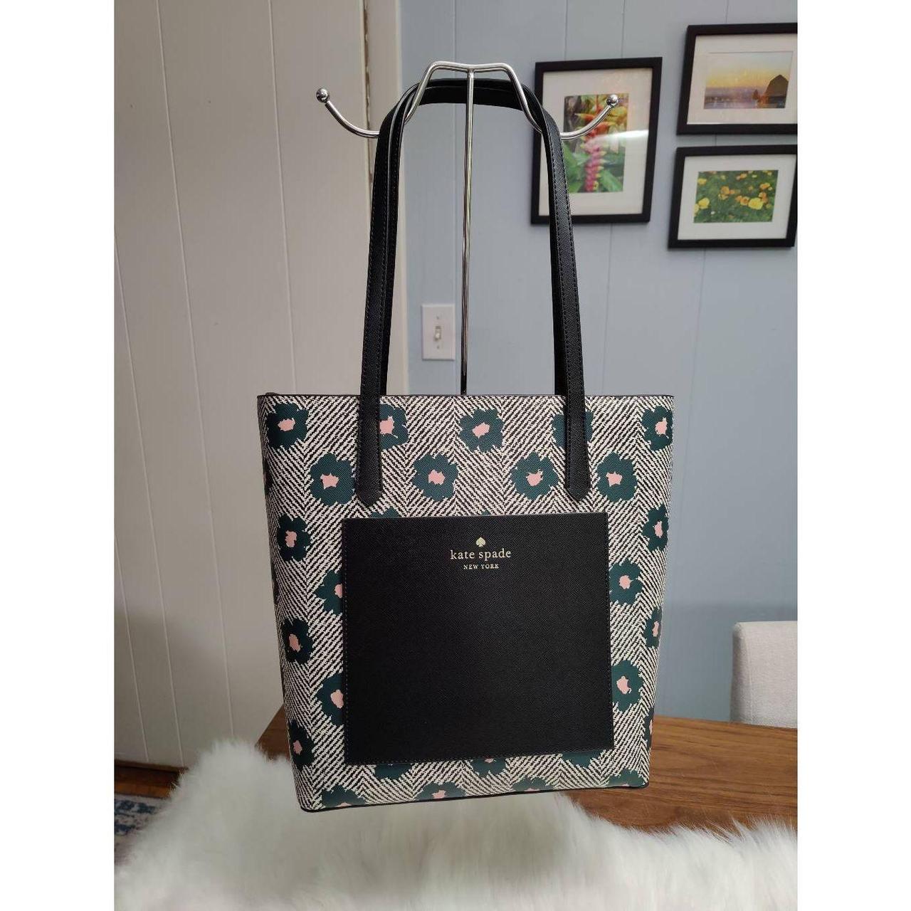 NWT KATE SPADE Daily Tote Shoulder Bag Colorblock Peacock Saffiano Leather  | eBay