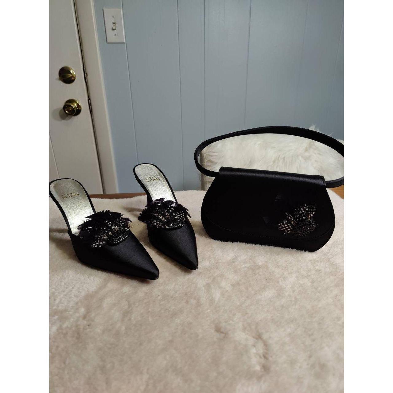 Stuart weitzman satin mules deals