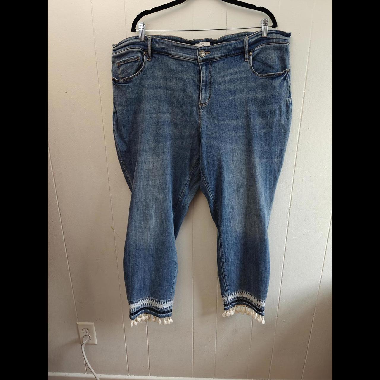 Loft Plus Modern Skinny embellished Size Depop
