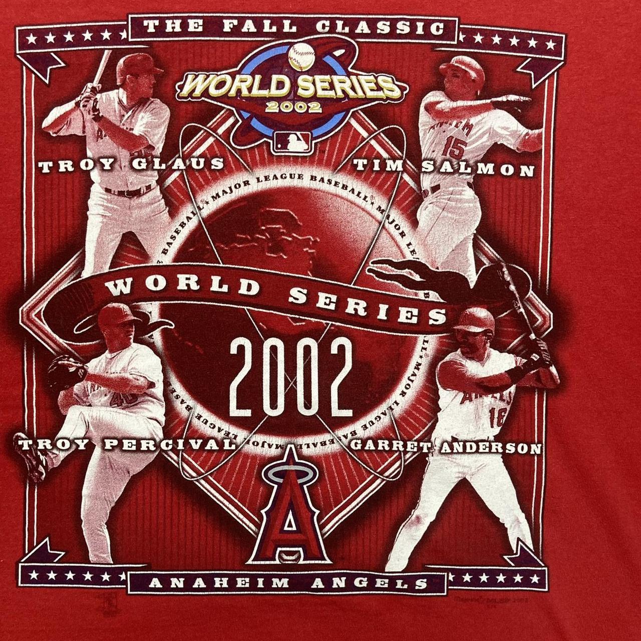 Anaheim Angels 2002 World Series Champions T-Shirt - Depop