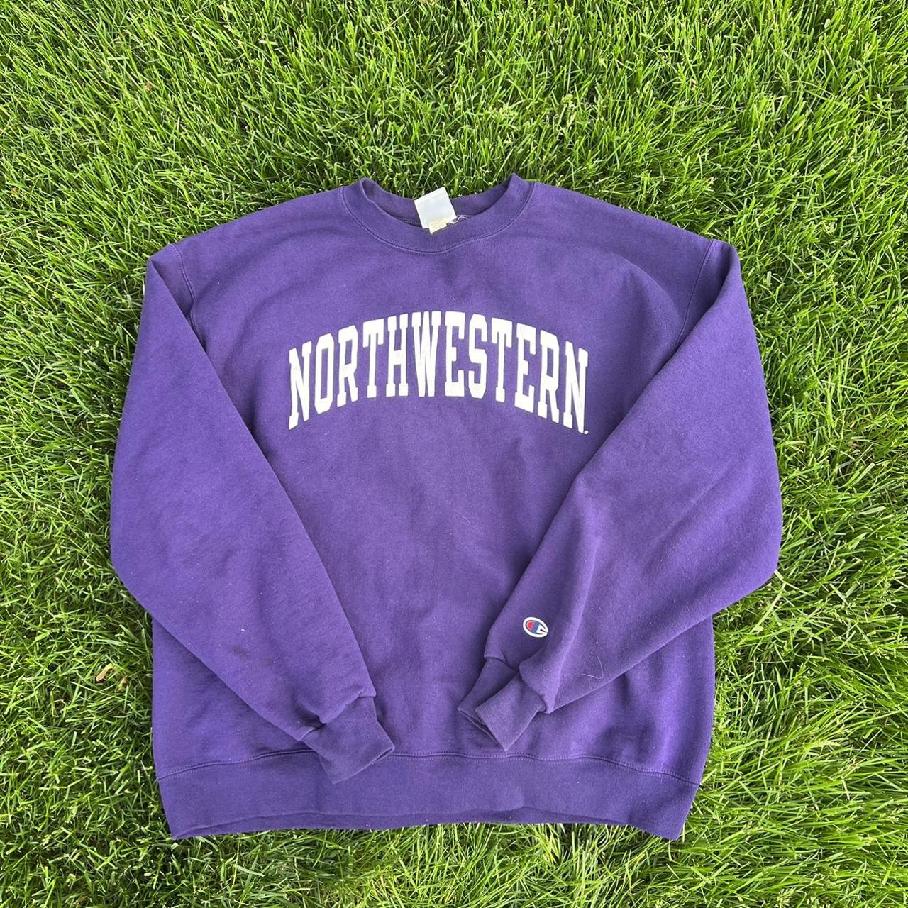 Champion Men's Purple Sweatshirt | Depop