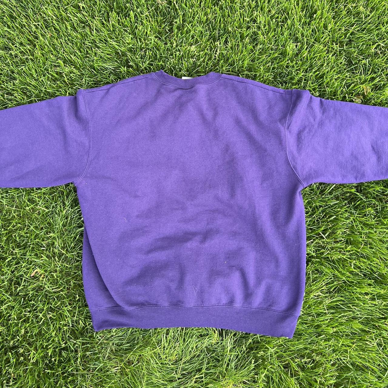 Champion Men's Purple Sweatshirt | Depop