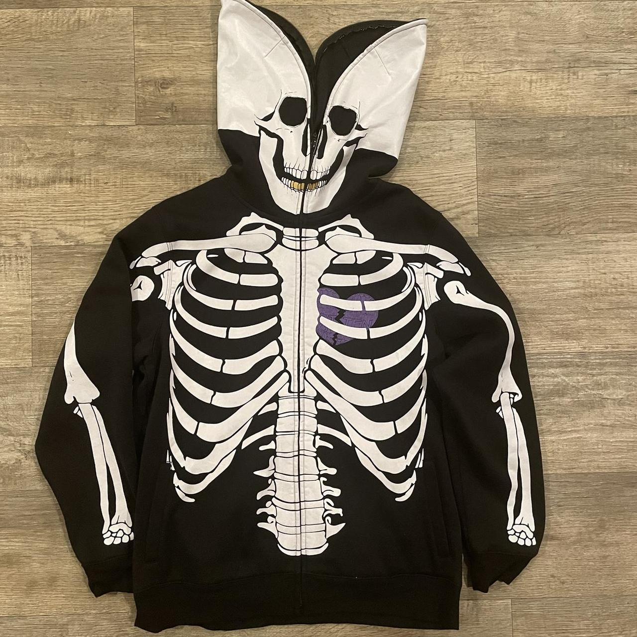 LRG skeleton hoodie Missing tag Size L (slightly baggy) - Depop