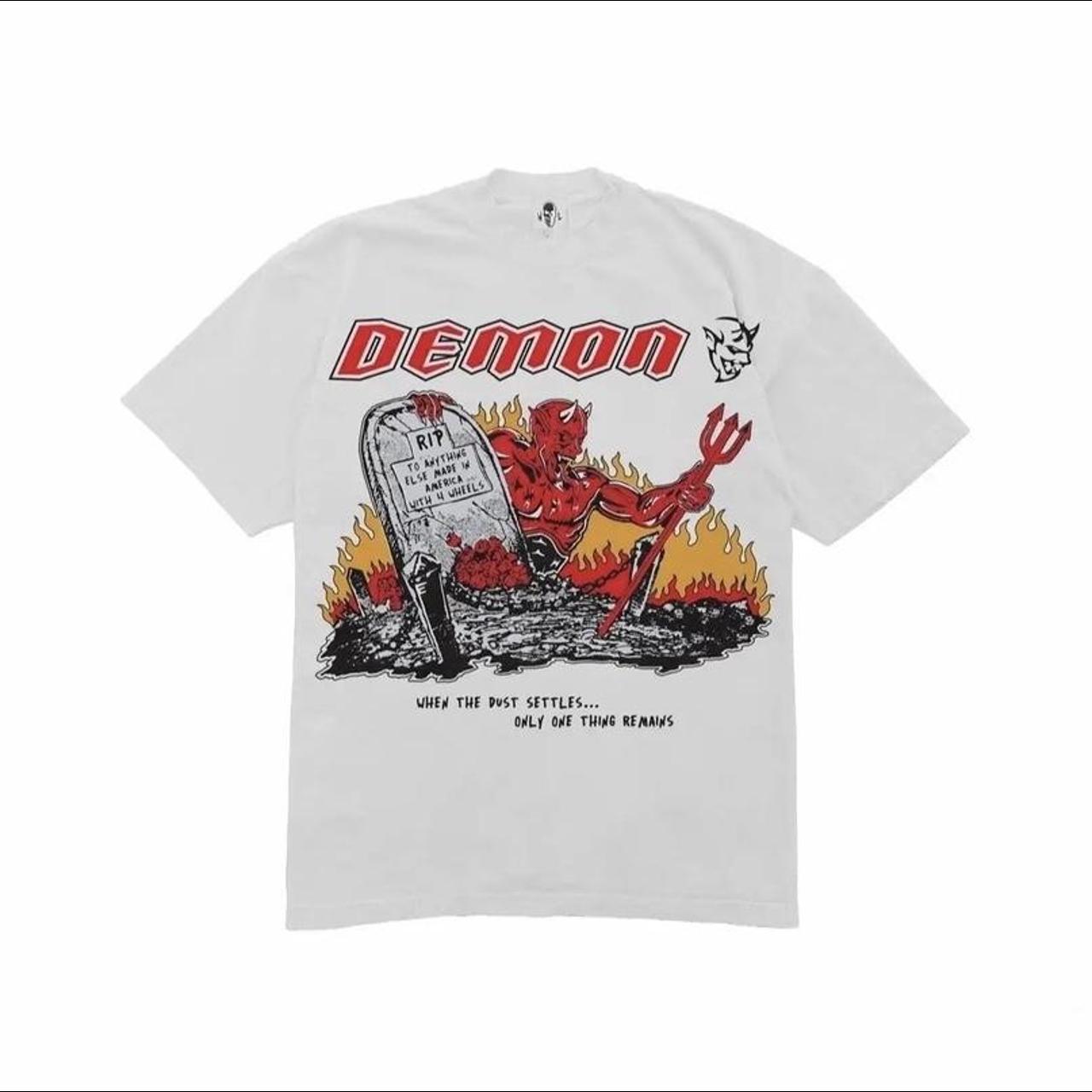 Warren lotas demon tee Worn few times, like... - Depop