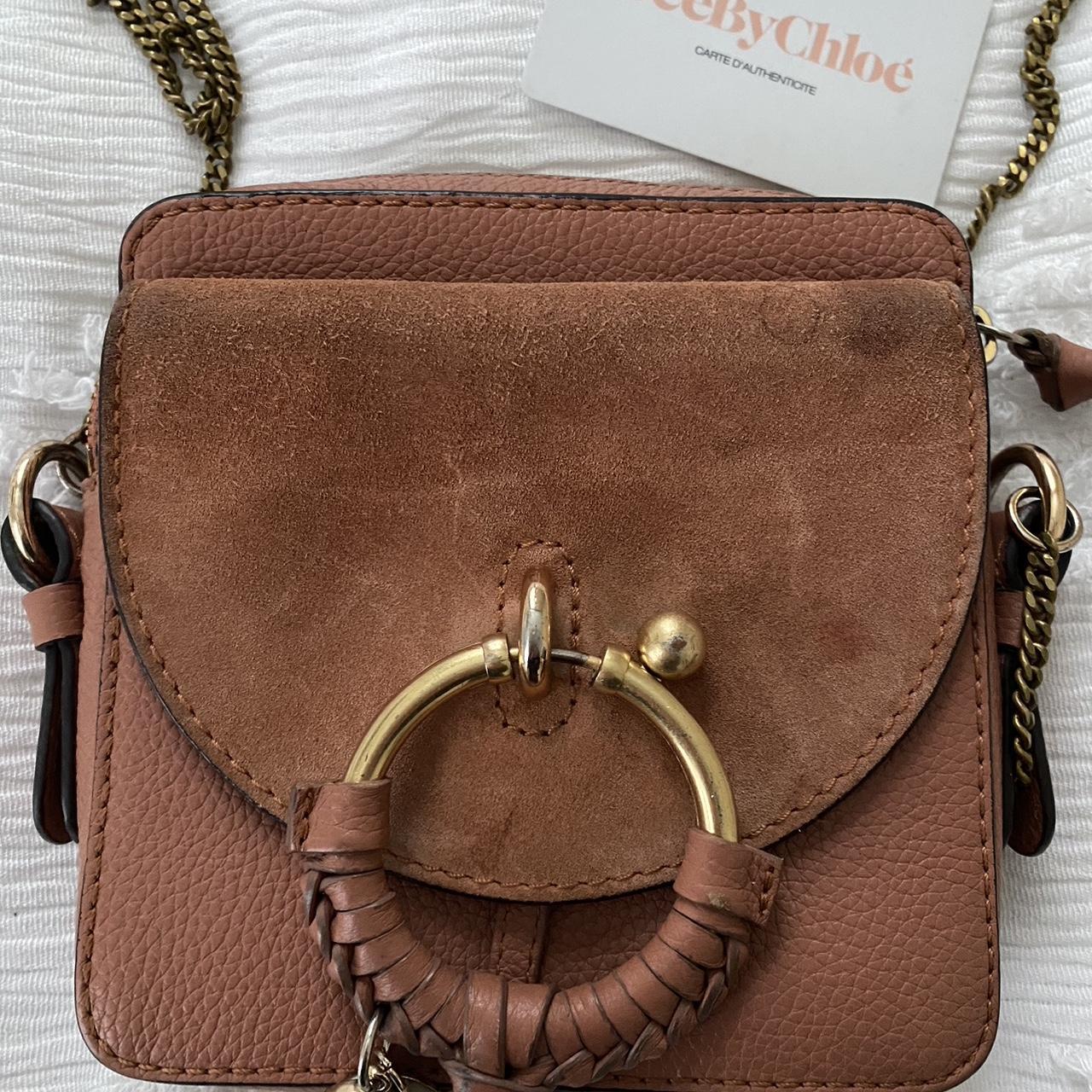 See by Chloé Women's Pink and Orange Bag Depop