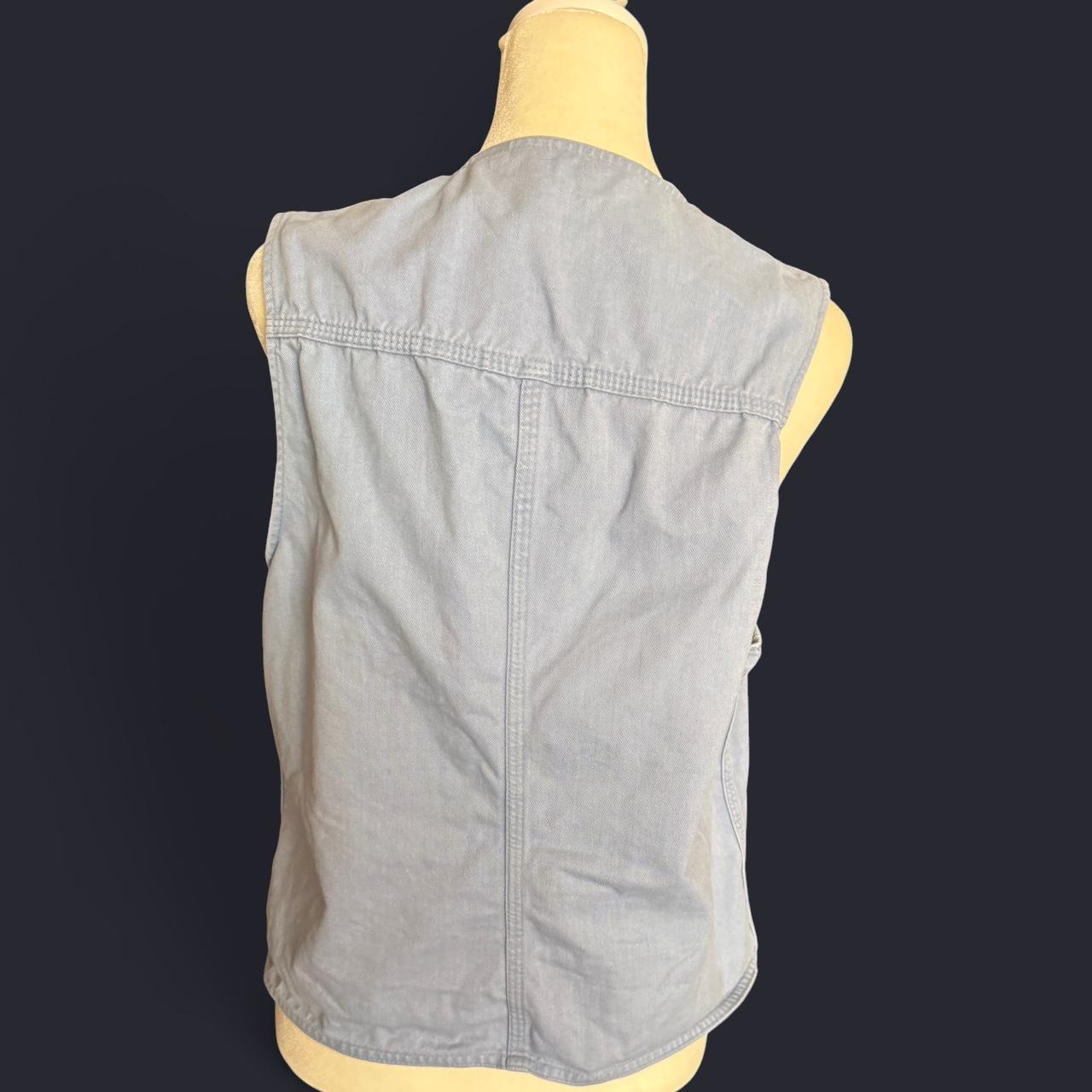 Levi's Women's Vest - Blue - L – Light dusty blue… - image 3
