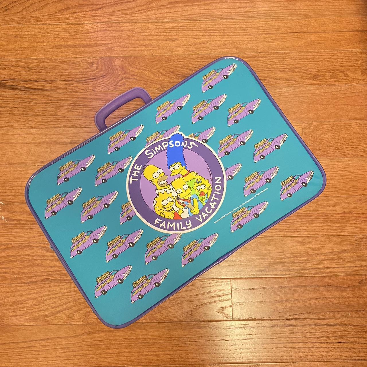 The Simpsons Family Vacation Briefcase/Suitcase 90’s... Depop