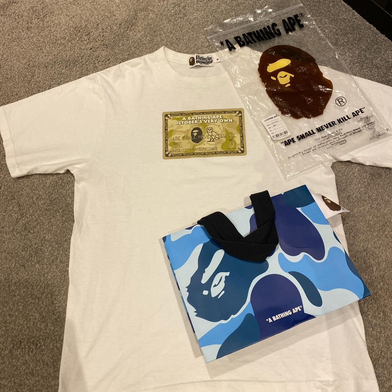 - BAPE x OVO T-Shirt, Deadstock - Purchased at... - Depop