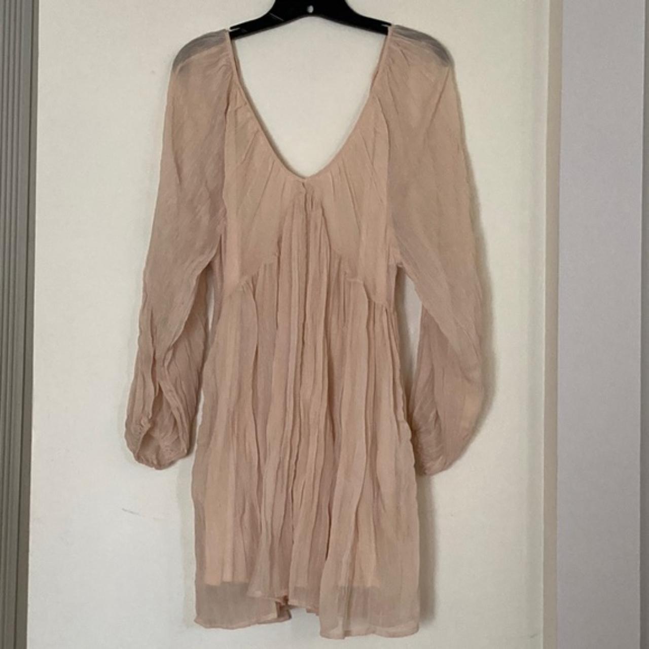 Women's Cream Dress | Depop