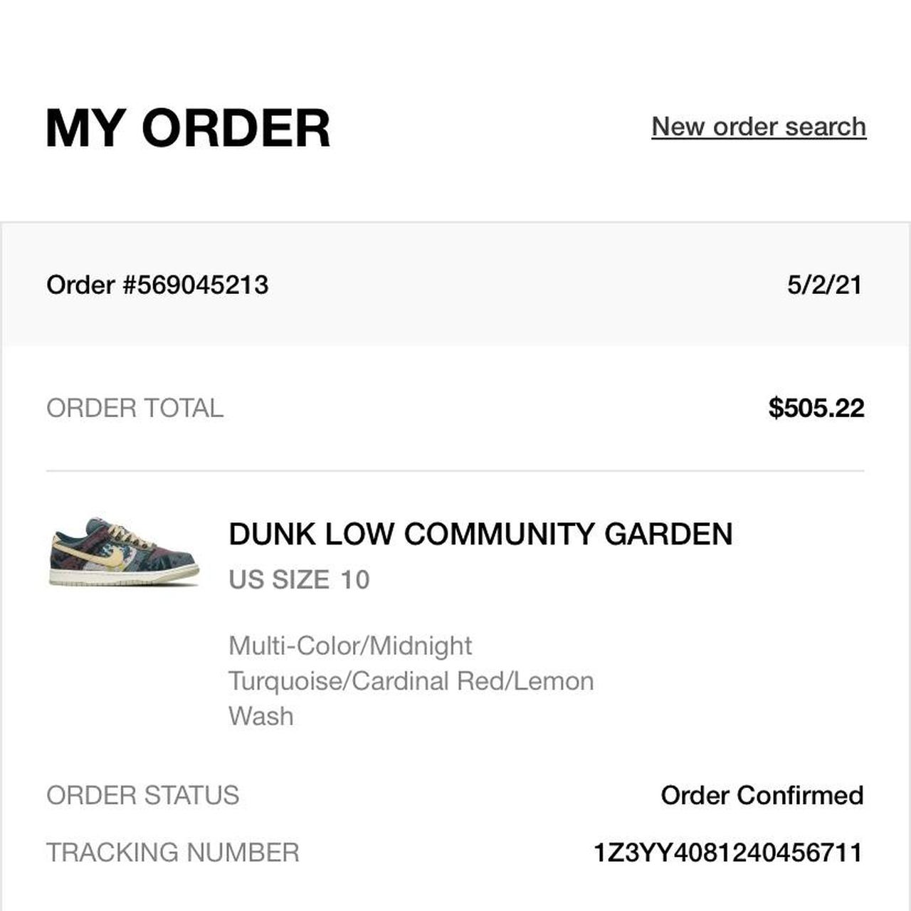 Receipt Stockx Check Confirmation Nike Order Tracking Stockx