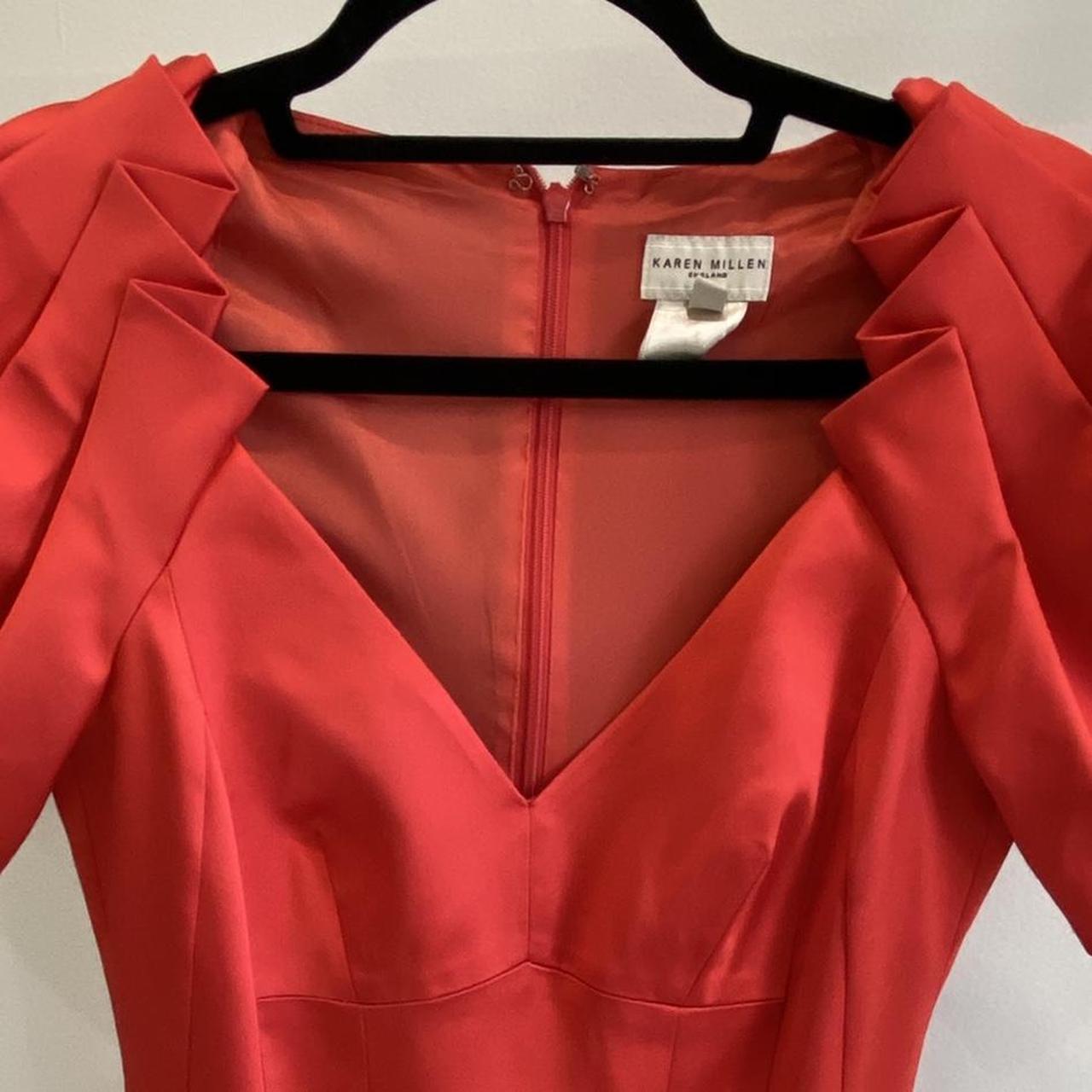 Karen Millen Women's Red Dress (4)