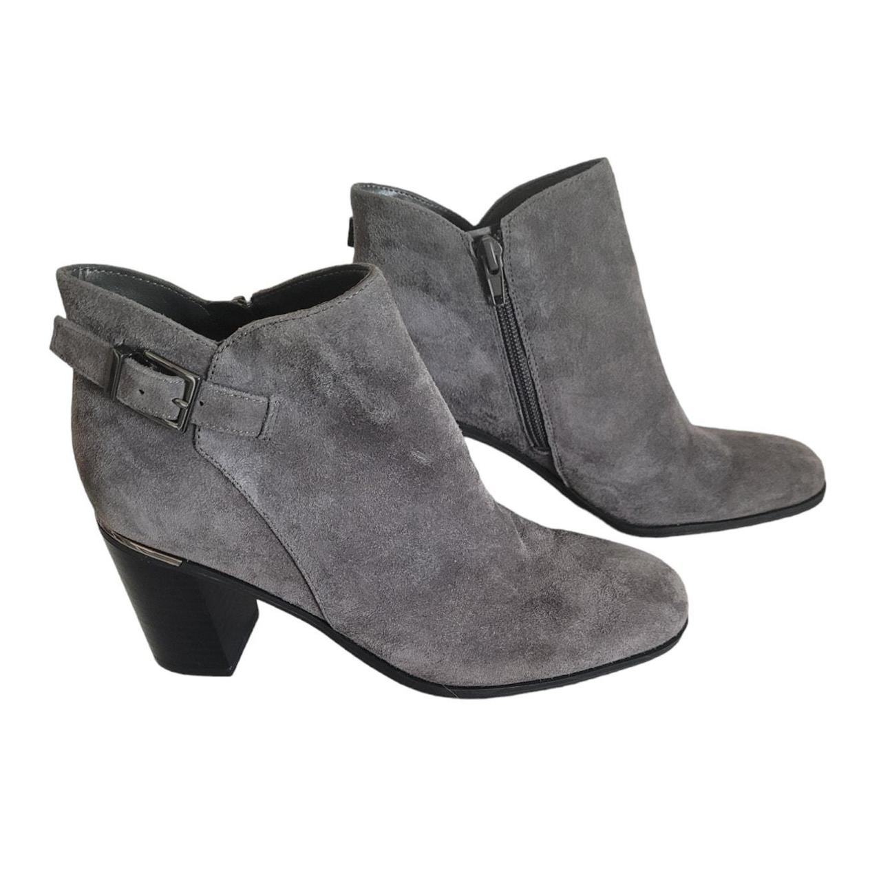 Bandolino suede ankle boots best sale