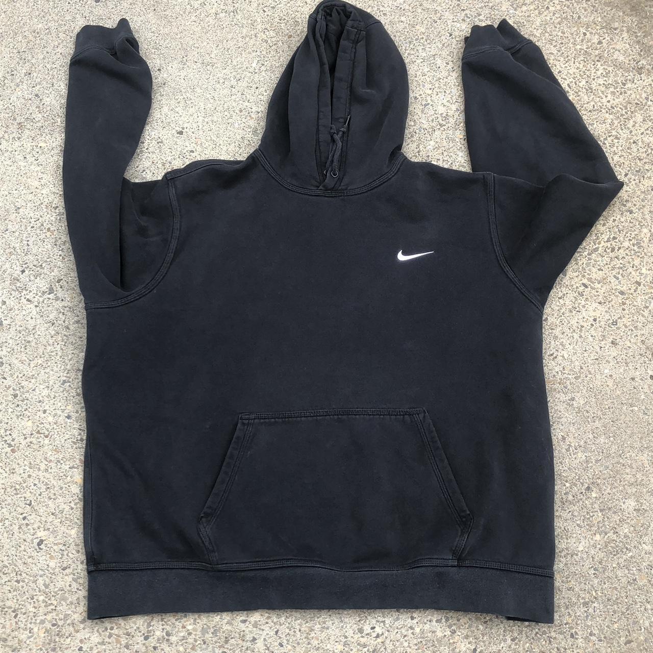 VINTAGE NIKE CENTER SWOOSH HOODIE 90S SIZE XL MADE IN USA – Vintage rare usa