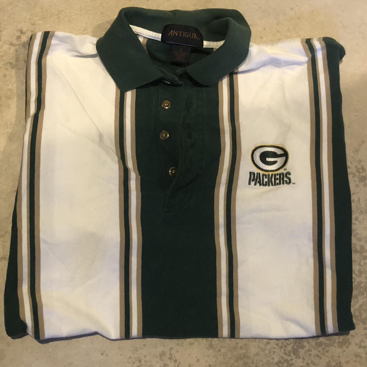 Green Bay Packers collared shirt! Excellent - Depop