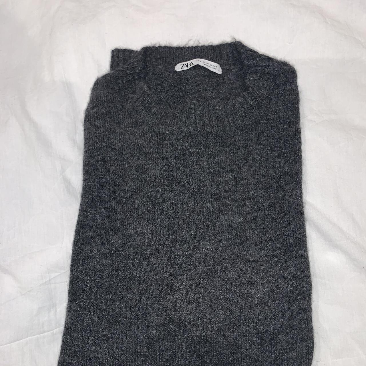 Zara Men's Grey Jumper | Depop