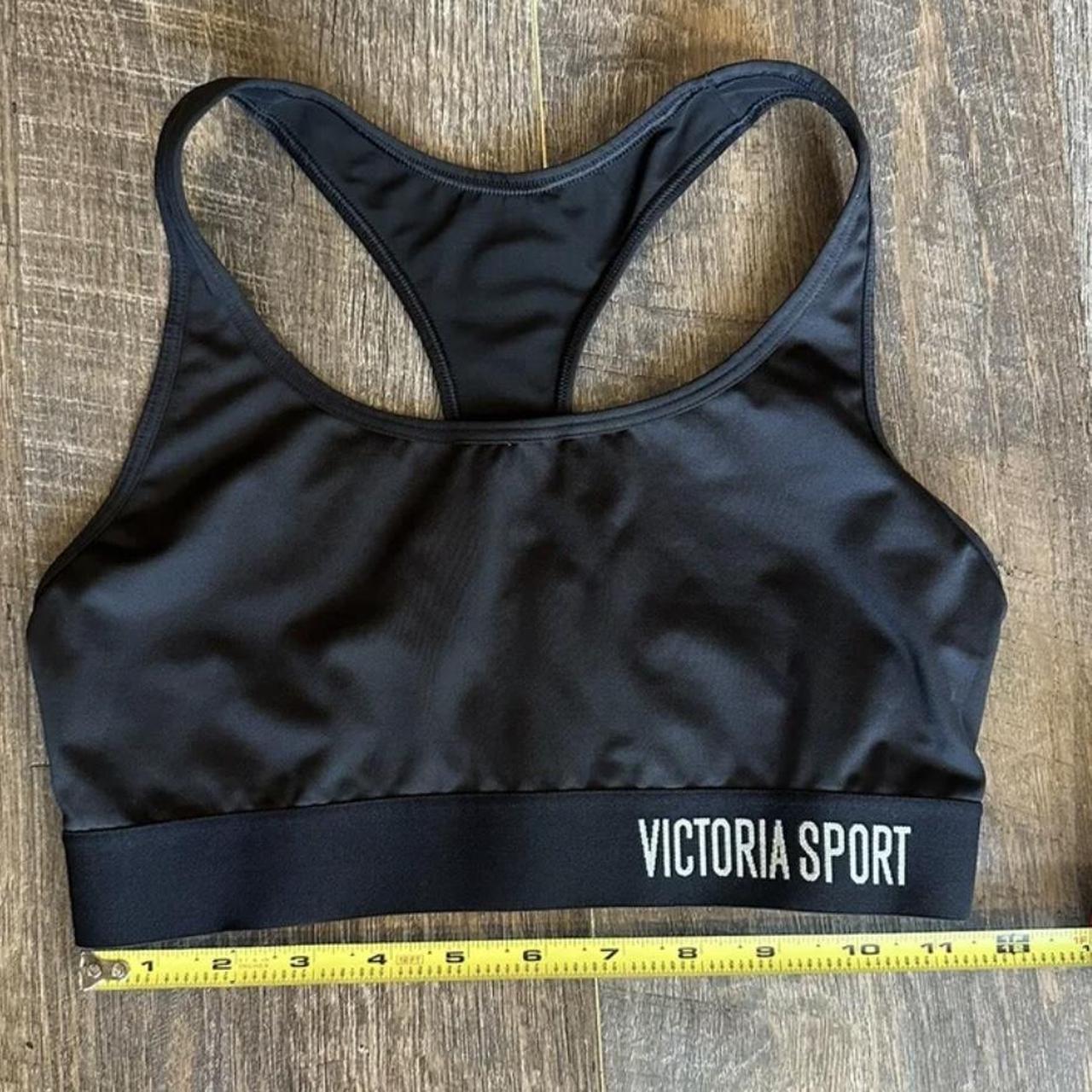 Victoria's Secret The Player Black Sports Bra... - Depop