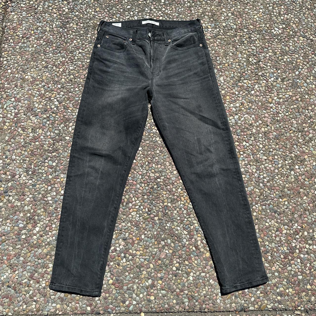 Sick faded black Pacsun Dad jeans Incredible fade... - Depop