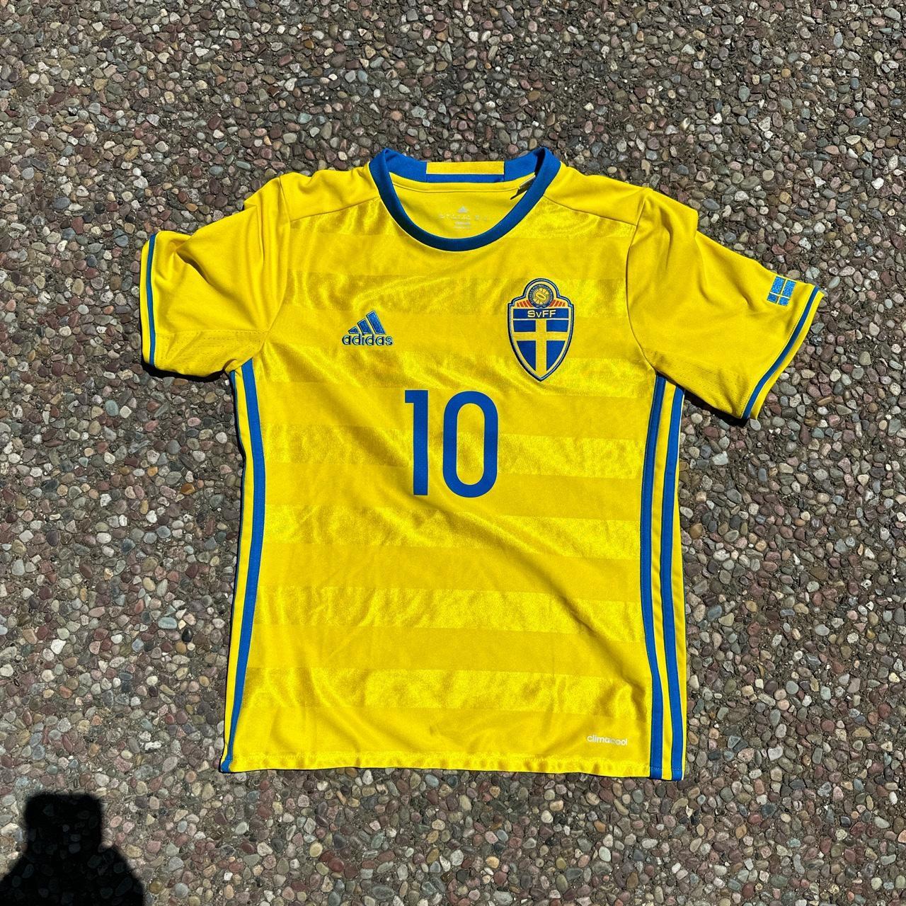 Vintage Sweden Zlatan Ibrahimovic WC Jersey youth... Depop