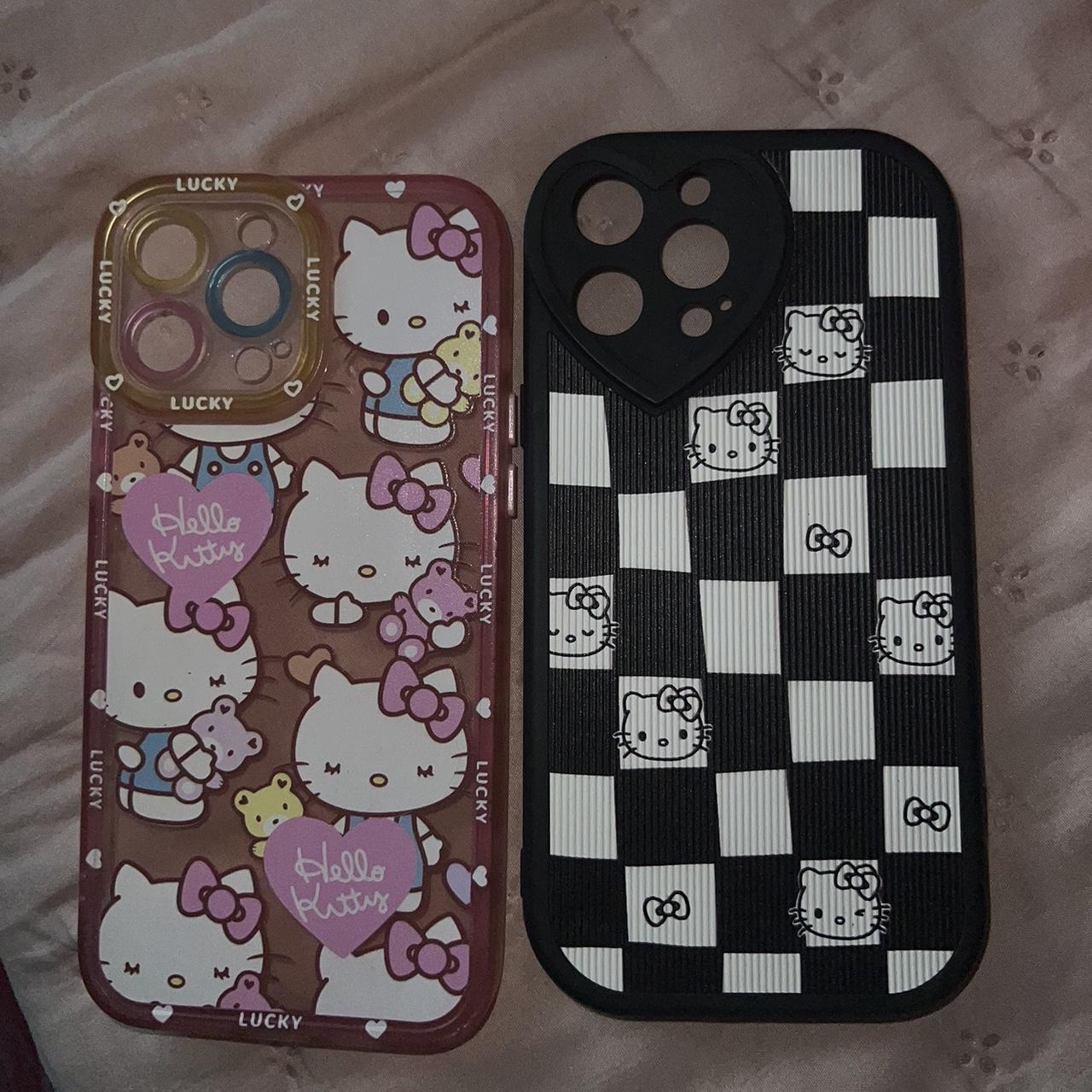 LOUIS VUITTON LV PATTERN LOGO HELLO KITTY iPhone 12 Pro Max Case Cover