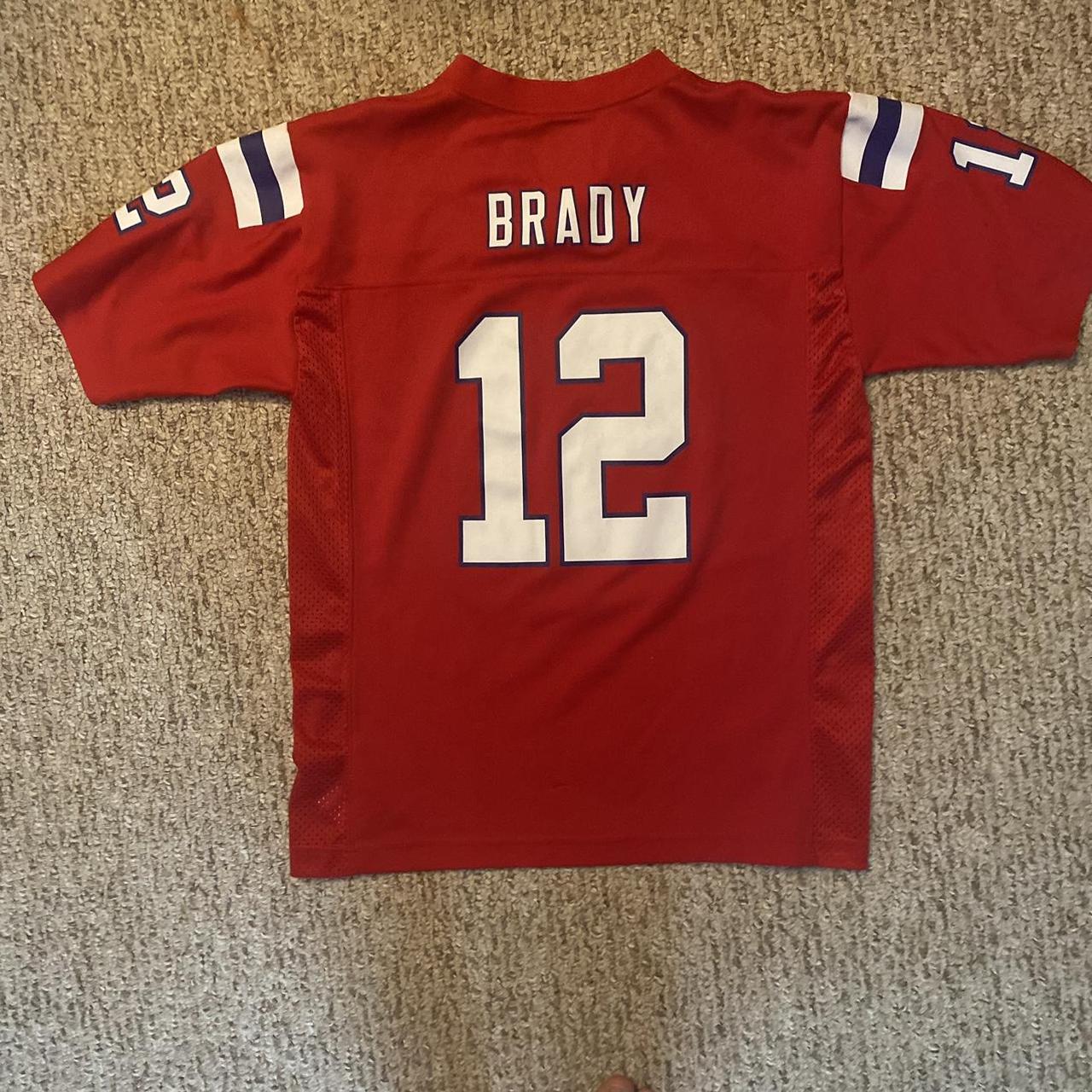 Vintage New England Patriots Tom Brady Jersey in - Depop