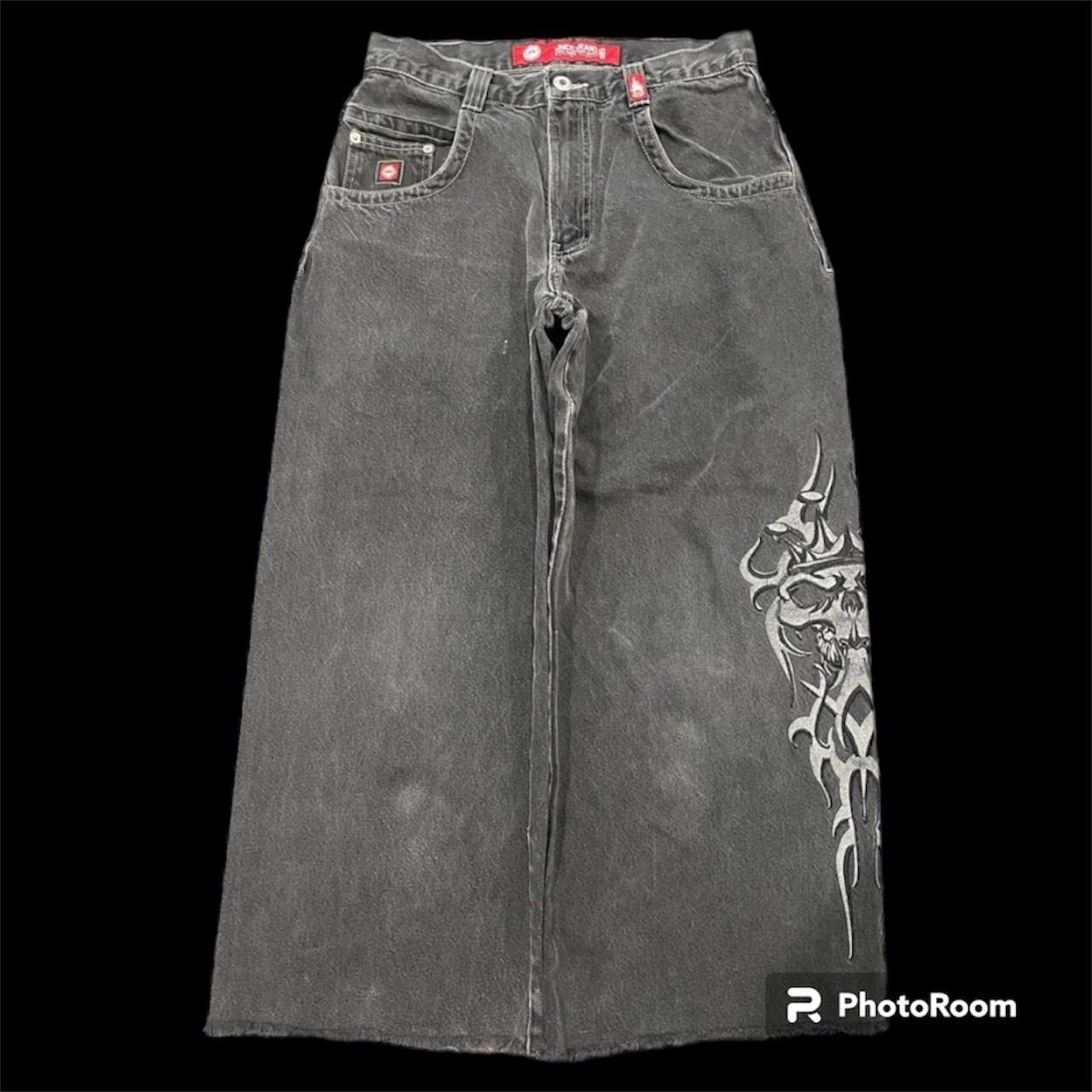 I got these jnco tribal jeans size 32x30 looking for... - Depop