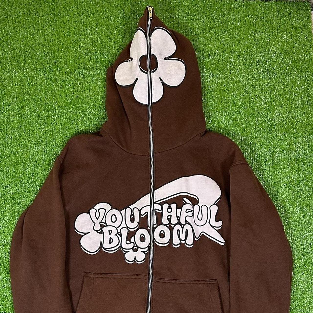 Youthful Bloom Full Zip Hoodie size L #youthfulhoodie - Depop